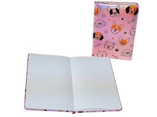 Notes (notatnik) A5 koty/psy krata [mm:] 210x140 Adar (611122)