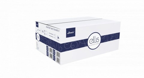 Ręcznik składany V Professional biały 100% celuloza Ellis (2585)