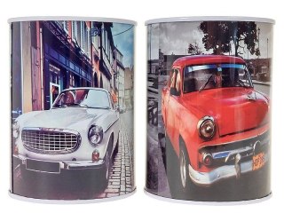 Skarbonka 10cm auta metal Adar (610873)