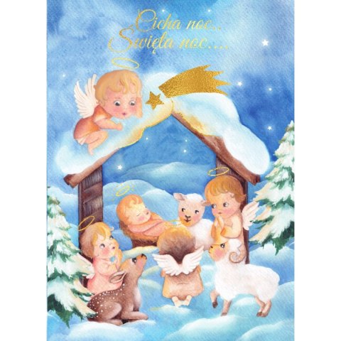 Kartka składana BN 21 SZOPKA B6 Henry (5907465663892)