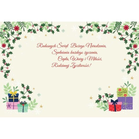 Kartka składana BN CHOINKA NA PNIU B6 Henry (5905701483440)