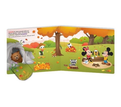 Książeczka edukacyjna Disney Maluch. Odkryj z nami las. Ameet (ok 9202)