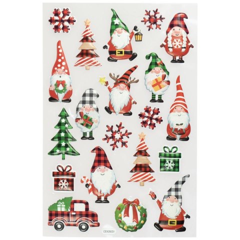 Naklejka (nalepka) skrzaty 3d Arpex (BN1298)