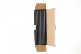Listwy wsuwane o.slide oval czarny 6mm Opus