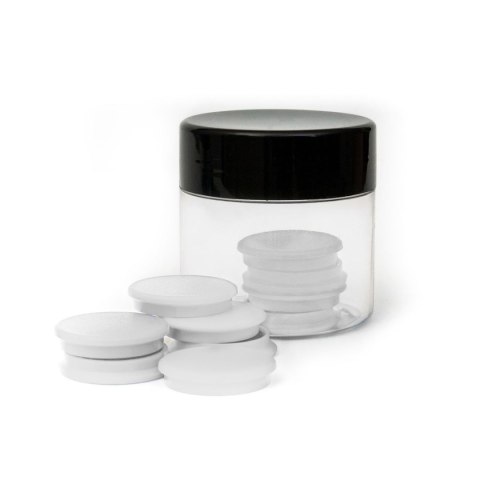 Magnes biały śr. 30mm Tierra 10 sztuk