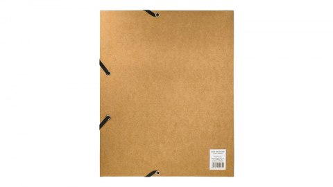 Teczka kartonowa na gumkę Natural A4 szary Biurfol (ECO-TG-A4-01)