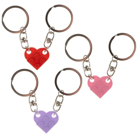 Brelok serce z klocków Arpex (WA3902)