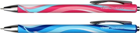Długopis olejowy Fashion K35 wkład niebieski 0,7mm Vinson