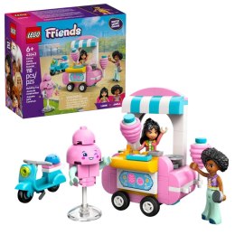 Klocki konstrukcyjne Lego Friends Stoisko z watą cukrową i skuter (42643)