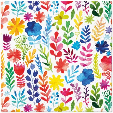 Serwetki TaT Botanical Walk mix bibuła [mm:] 330x330 Paw (TL127600)