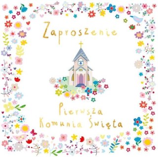 Zaproszenie KW Komunia DOM BO¯Y Henry (5905701485475)