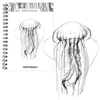 Blok artystyczny szkicownik meduza B5 120g 60k Narcissus
