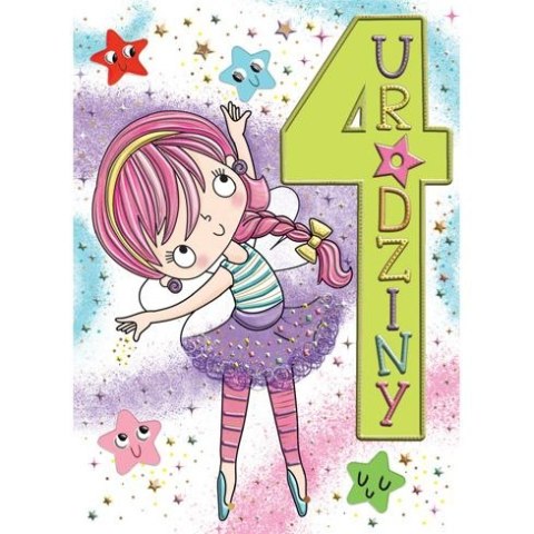 Kartka składana B6 4 Tancerka B6 Henry (5905701485277)