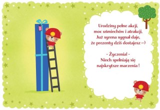 Kartka składana B6 B6 4 straż pożarna Henry (5905701485284)