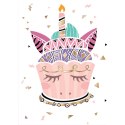 Kartka składana Henry KARNET B8 unicorn tort (5905701484393) Kartka składana Henry KARNET B8 unicorn tort (5905701484393)