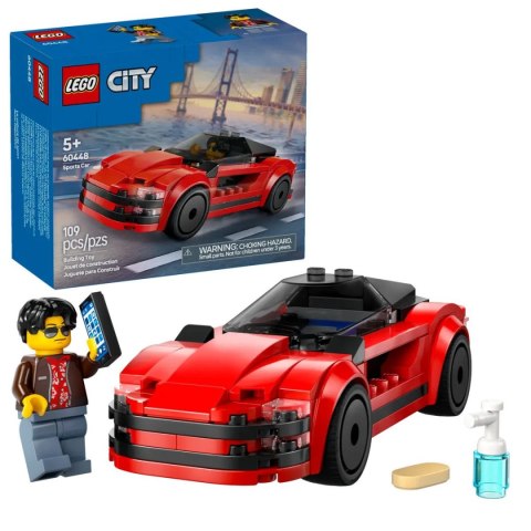 Klocki konstrukcyjne City Czerwony samochód sportowy Lego (60448)