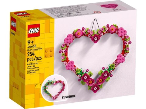 Klocki konstrukcyjne Lego Ozdoba w kształcie serca (40638) Klocki konstrukcyjne Lego Ozdoba w kształcie serca (40638)