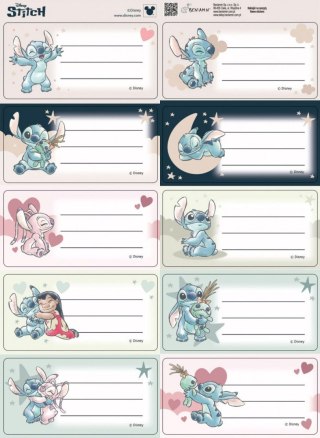 Naklejka na zeszyt Stitch Beniamin