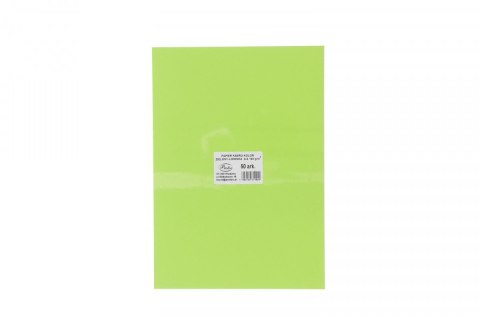 Papier kolorowy limonka A4 zielony 50k. 160g Protos