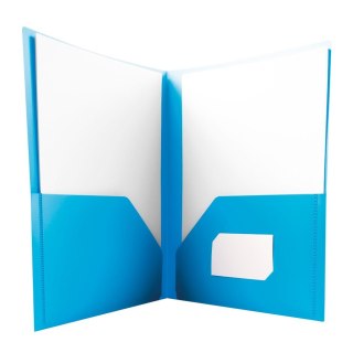 Skoroszyt A4 5903242103353 niebieski polipropylen PP Tetis (BT619-N (120))