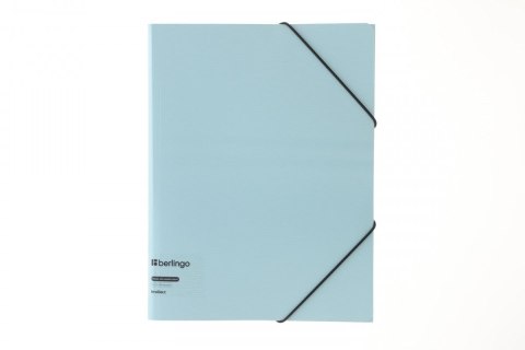 Teczka plastikowa na gumkę A4 niebieski Berlingo (352599)