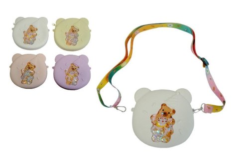 Torebka silikonowa z misiem i wirującymi gwiazdeczkami Swede (U1025)