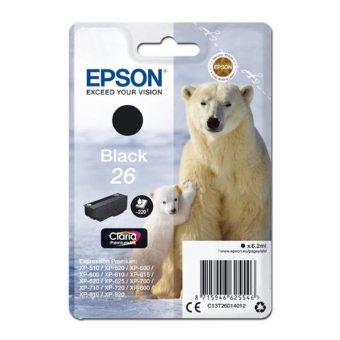 Tusz Epson T2601 do XP-600/700/800 | 6,2ml | black Tusz Epson T2601 do XP-600/700/800 | 6,2ml | black