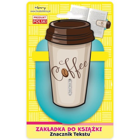 Zakładka do książki znacznik tekstu coffee Henry (5905701484607)