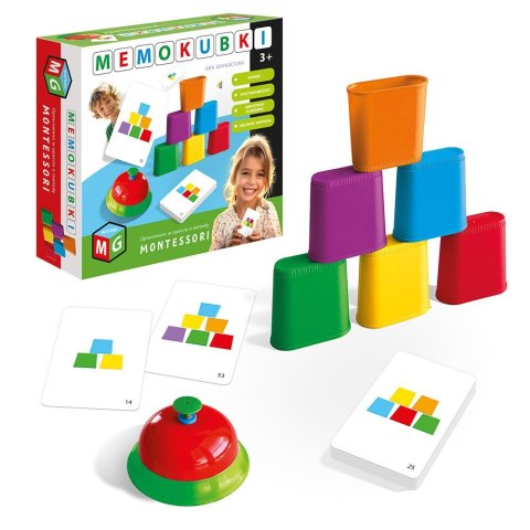 Gra edukacyjna Multigra MONTESSORI - GRA EDUKACYJNA MEMOKUBKI Gra edukacyjna Multigra MONTESSORI - GRA EDUKACYJNA MEMOKUBKI