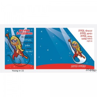 Kartka składana B6 Young Urodzinowy dla dziewczyny Ev-corp (STKY-015)