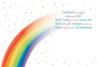 Kartka składana B6 B6 Jednorożec z gwiazdą Henry (5905701483686)