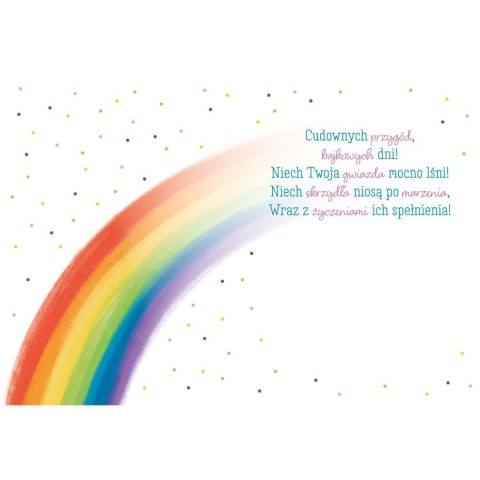 Kartka składana B6 Jednorożec z gwiazdą B6 Henry (5905701483686)