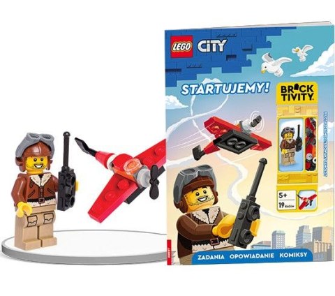Książka dla dzieci Ameet LEGO® City. Startujemy! (LNC 6032) Książka dla dzieci Ameet LEGO® City. Startujemy! (LNC 6032)