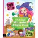 Książka dla dzieci Uczę się czytać. Duże litery. Podział na sylaby. Marzenka i latające krowy Książka dla dzieci Uczę się czytać. Duże litery. Podział na sylaby. Marzenka i latające krowy