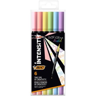 Marker permanentny DUAL TIP wkład (różne) Bic Kids (503826)