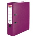 Segregator dźwigniowy Q. file Standard 50011872 A4 80mm jagodowy Herlitz (300004844)