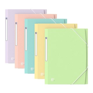 Teczka plastikowa na gumkę Urban pastel A4+ mix 450 mic. Oxford (400187619)