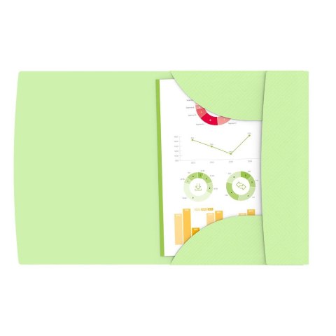 Teczka plastikowa na gumkę Urban pastel A4+ mix 450 mic. Oxford (400187619)