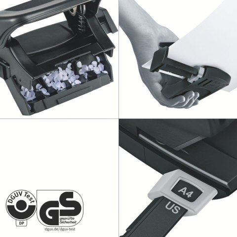 Dziurkacz nexxt recycle czarny 10k (50100095) Leitz