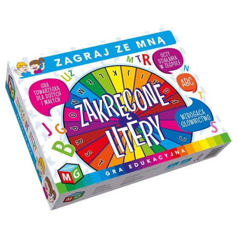 Gra edukacyjna Multigra ZAKRĘCONE LITERY Gra edukacyjna Multigra ZAKRĘCONE LITERY