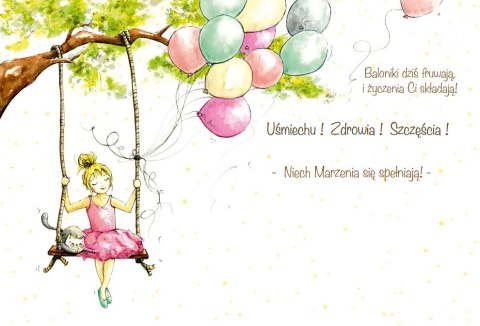 Kartka składana B6 Baletnica B6 Henry (5907465668378)