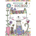 Kartka składana KOT-WIOSNA A5 Henry (5907465663052)