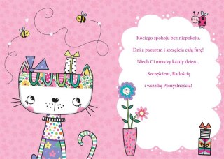 Kartka składana A5 KOT-WIOSNA Henry (5907465663052)