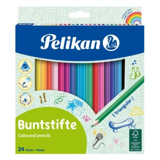 Kredki ołówkowe 700122 24 kol. Pelikan (100401583)