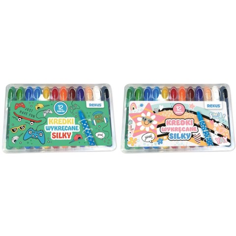 Kredki świecowe Silky wykręcane 12 kol. Beniamin (4114210)
