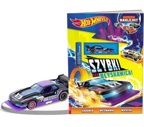 Książka dla dzieci Ameet Hot Wheels™. Szybki jak błyskawica! (fla 1602) Książka dla dzieci Ameet Hot Wheels™. Szybki jak błyskawica! (fla 1602)