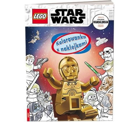Książka dla dzieci Ameet LEGO® Star Wars™. Kolorowanka z Naklejkami (NA 6303) Książka dla dzieci Ameet LEGO® Star Wars™. Kolorowanka z Naklejkami (NA 6303)