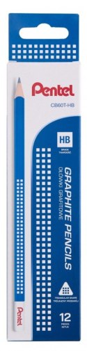 Ołówek Pentel trójkątny drewniany HB (CB60T-HB) Ołówek Pentel trójkątny drewniany HB (CB60T-HB)