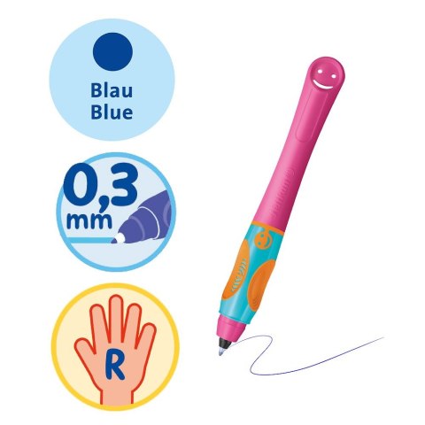 Pióro kulkowe Dla Praworęcznych Griffix lovely pink Pelikan (400191573)