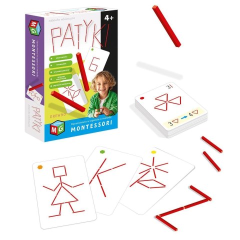 Zabawka kreatywna Multigra MONTESSORI - PATYKI Zabawka kreatywna Multigra MONTESSORI - PATYKI